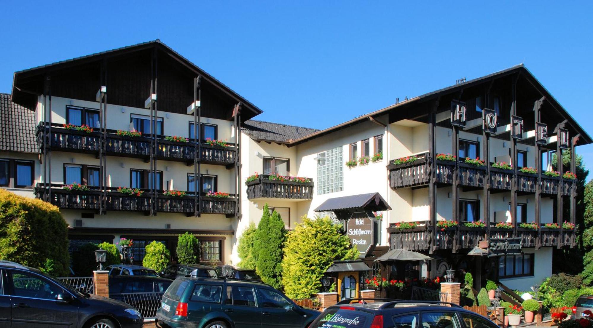 Hotel Schloessmann Garni Bad König Esterno foto